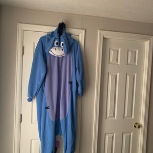 Blue Eeyore Onesie Costume